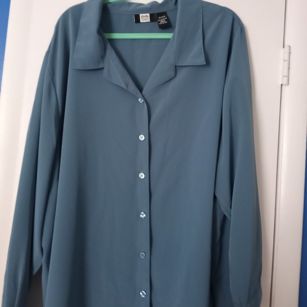 Studio 1940 long sleeve women's blouse